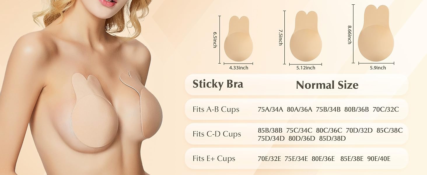 True-to-size fit that matches your bra size chart perfectly.